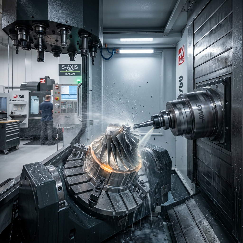 5 Eksenli CNC Freze İşleme